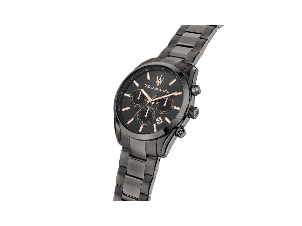 Metallic hot sale black watch