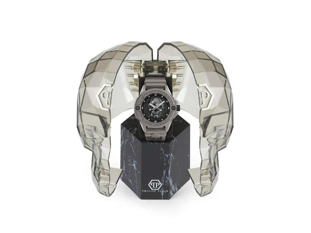 Philipp Plein The Skull Ecoceramic Quartz Watch, Black, 44 mm, PWUBA0323