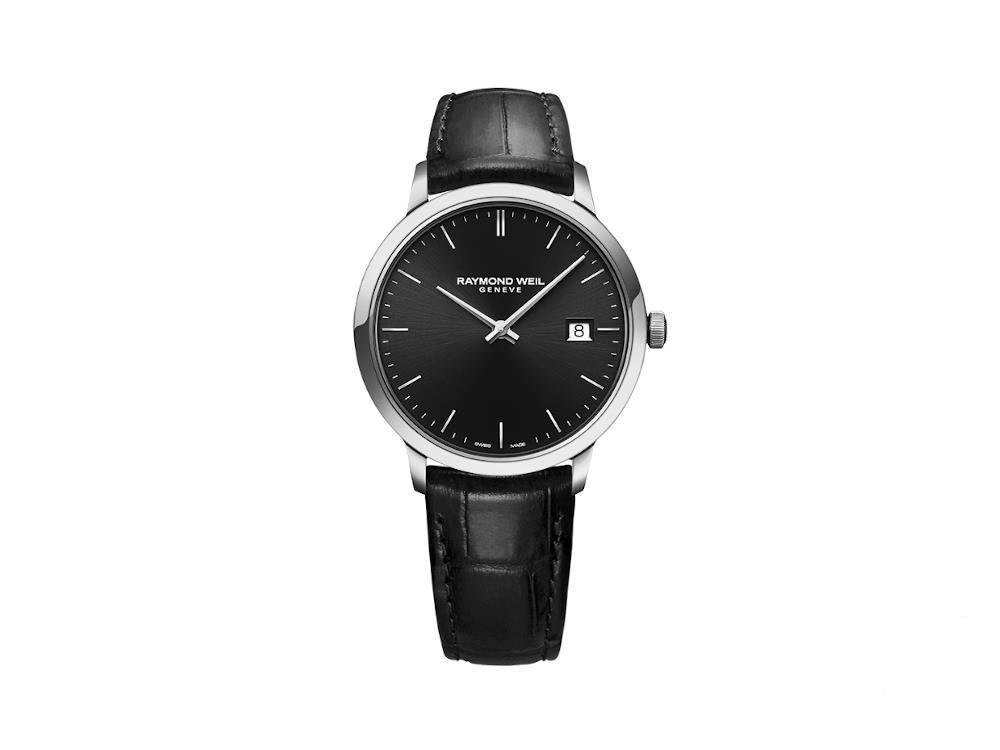 Raymond Weil Toccata Quartz Watch Black 39 mm Day 5485 ST