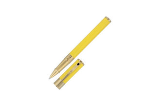 S.T. Dupont D-Initial Rollerball pen, Vanille, Yellow, Gold plated, 262280