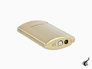 S.T. Dupont Minijet Golden Lighter, Metal, Golden, Gold plated, 010816