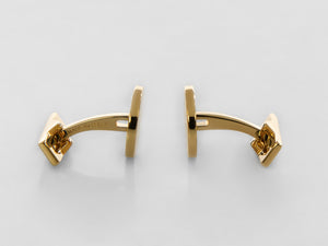 S.T. Dupont D Cufflinks, Metal, Gold, 005835