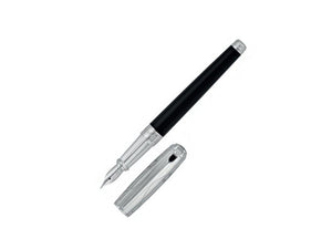 S.T. Dupont Line D Vitruvian Man Animation Fountain Pen, Black, 410039L