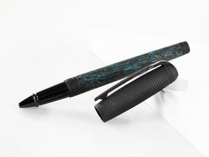 S.T. Dupont Line D Glacial Cave Rollerball pen, Carbon fibre, PVD, 412396L