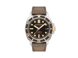 Spinnaker Hull Diver Automatic Watch, Brown, 42 mm, 30 atm, SP-5088-04