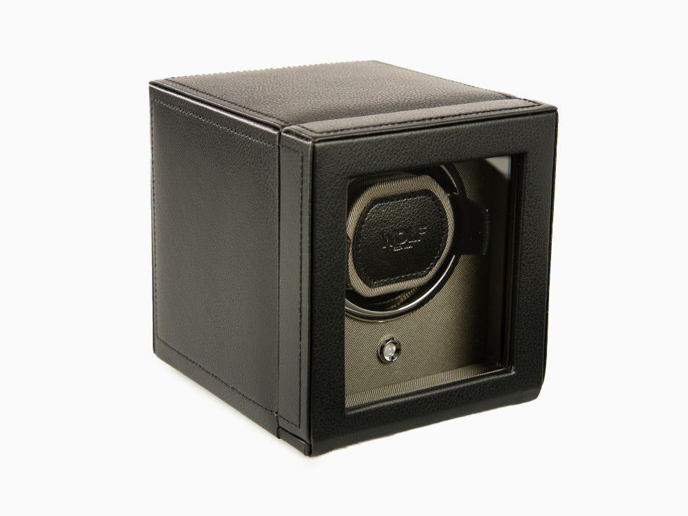 WOLF Cub Watch winder 1 Watch Black Vegan Leather 461103